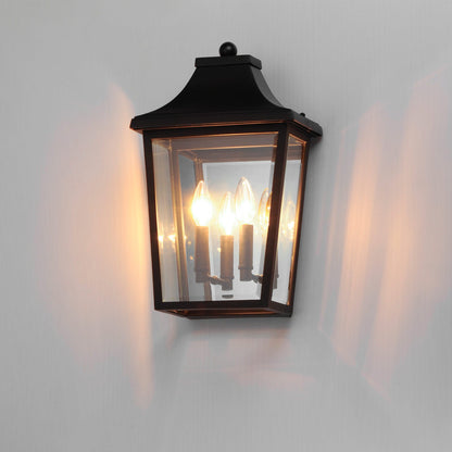 Sutton Place Outdoor Pocket Wall Light in Detail.