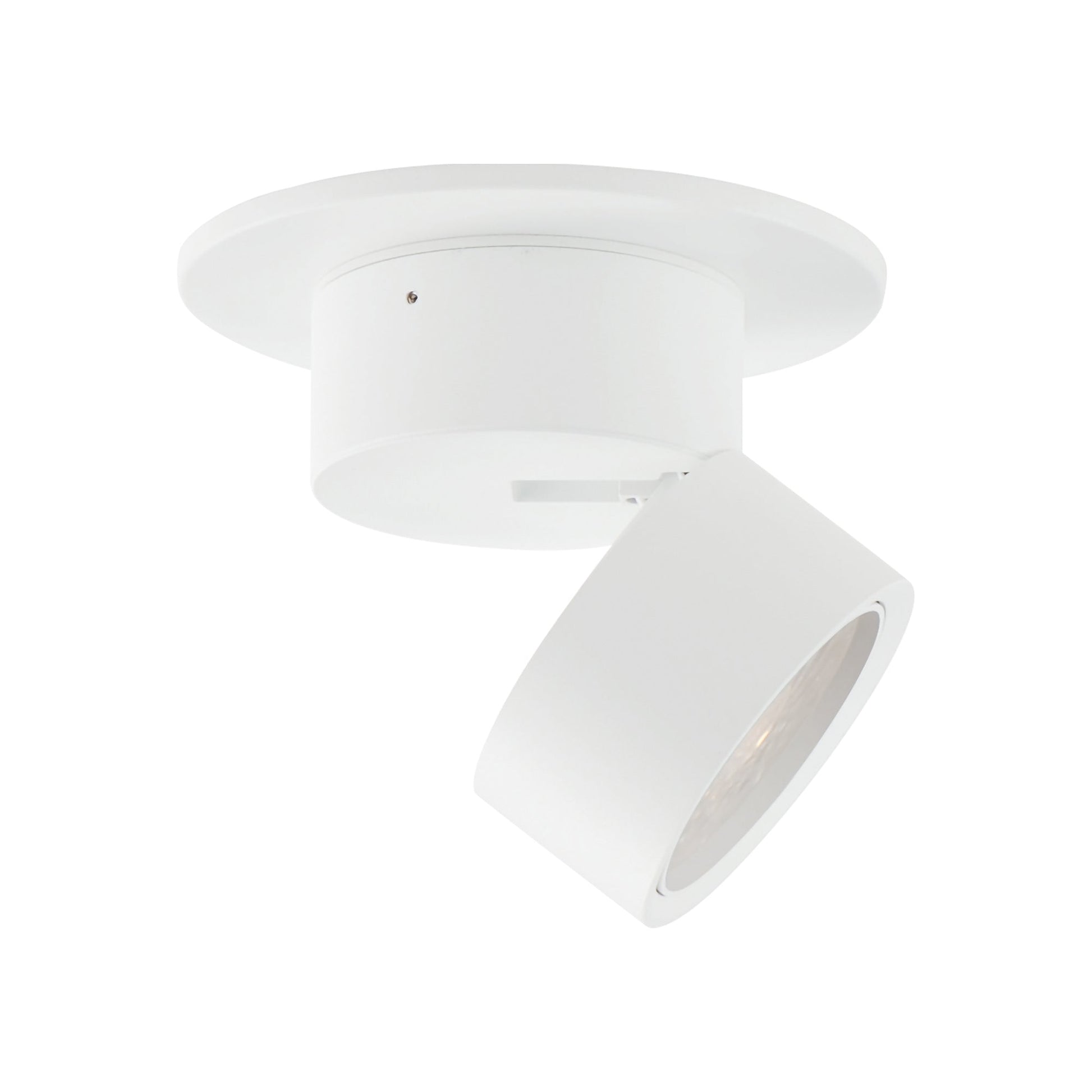 Swinger LED Flush Mount Ceiling Light in White (3.25-Inch).