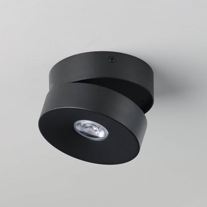 Swinger Outdoor Adjustable LED Flush Mount Ceiling Light in Detail.