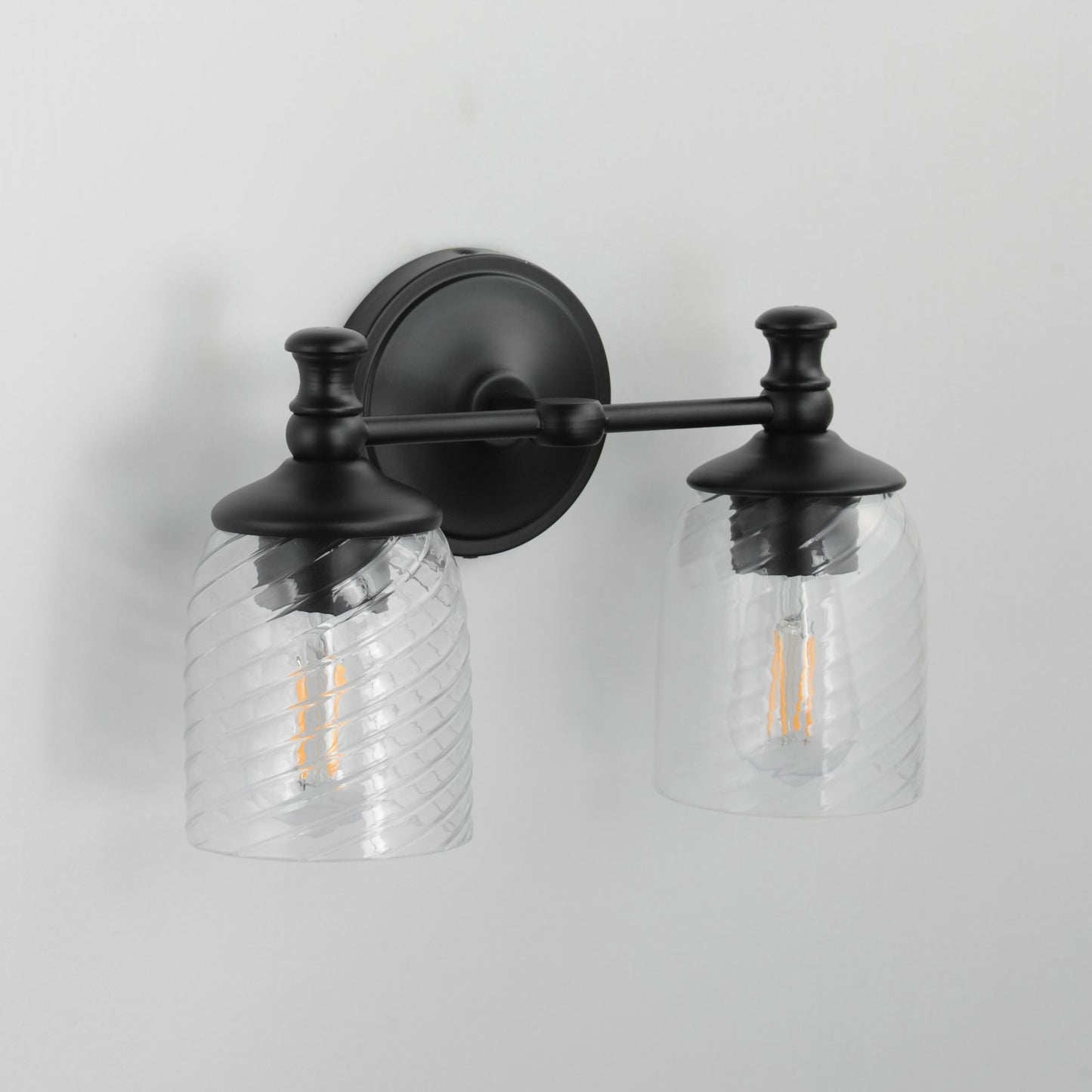 Swirl Bath Vanity Light in Detail.