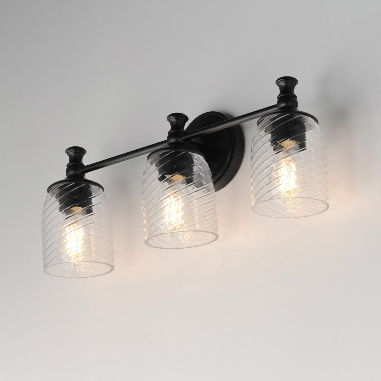 Swirl Bath Vanity Light in Detail.