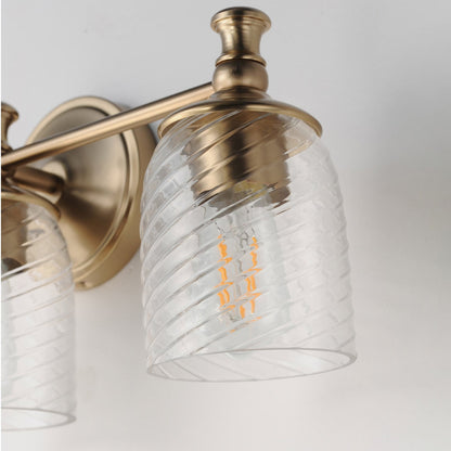 Swirl Bath Vanity Light in Detail.