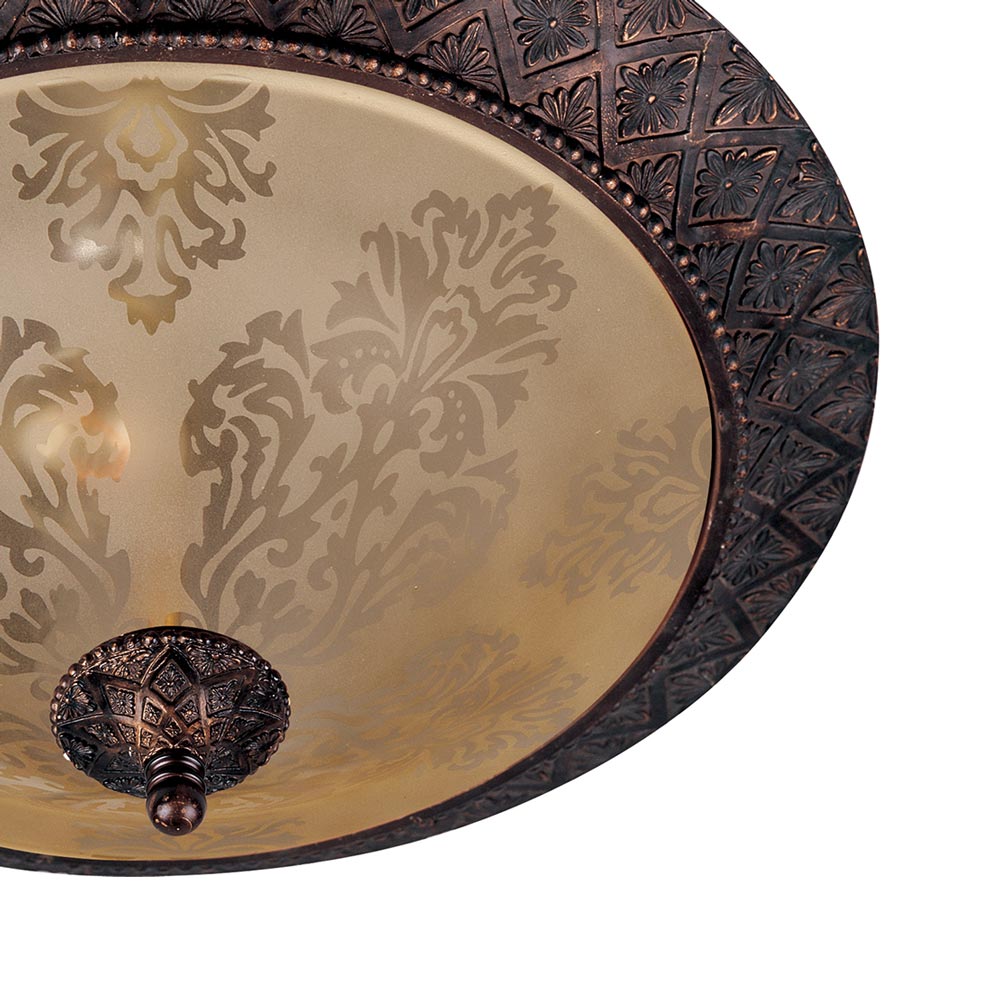 Symphony Flush Mount Ceiling Light in Detail.