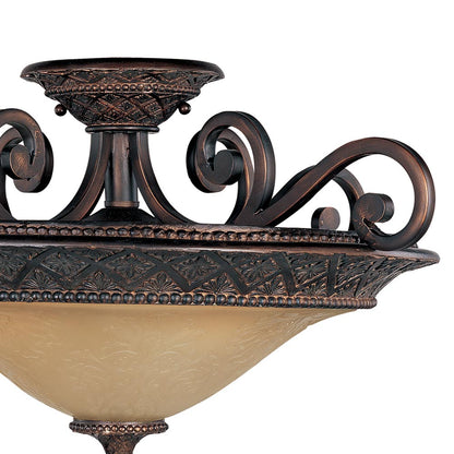 Symphony Semi Flush Mount Ceiling Light in Detail.