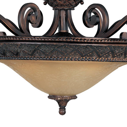 Symphony Semi Flush Mount Ceiling Light in Detail.