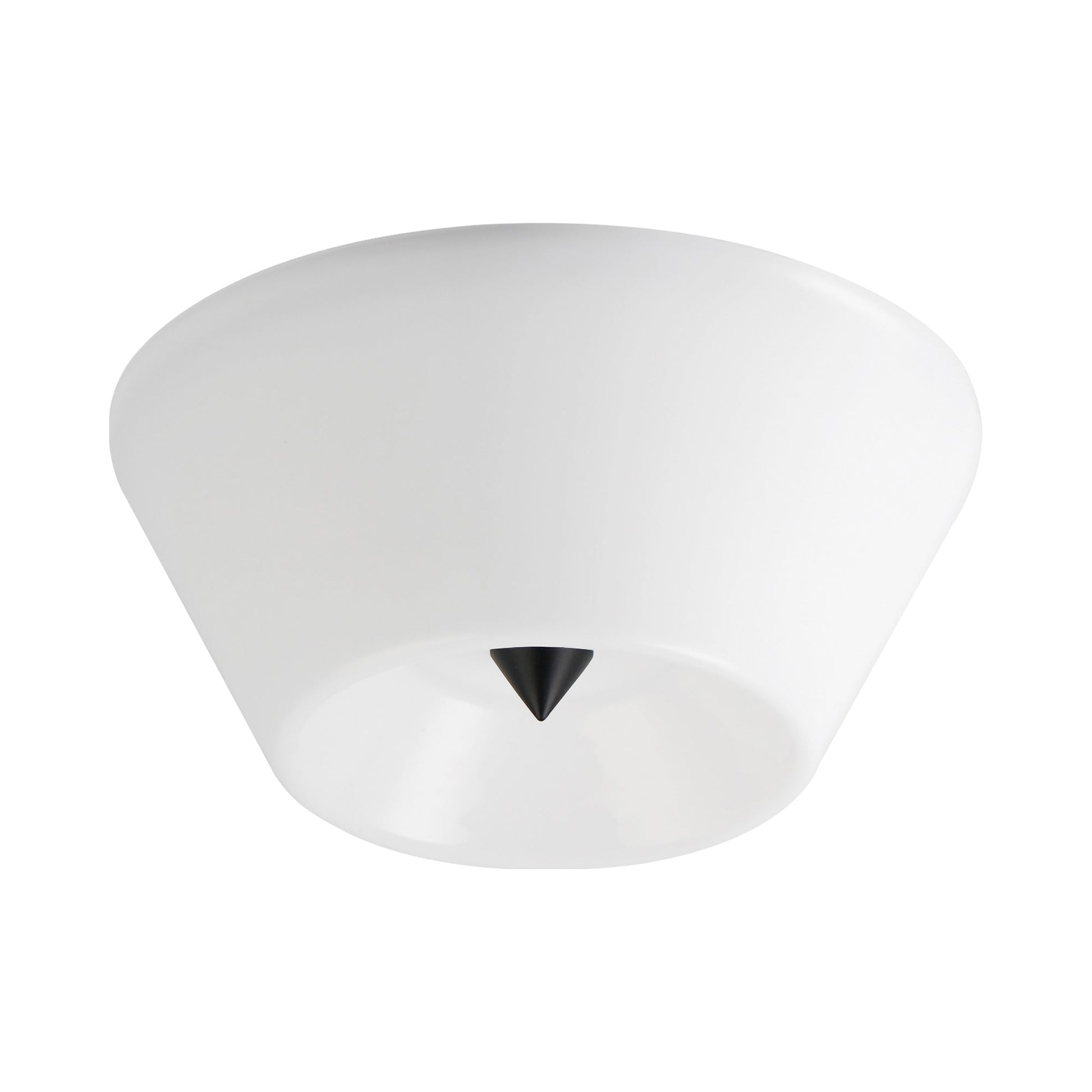 Tack LED Flush Mount Ceiling Light in Black/White.