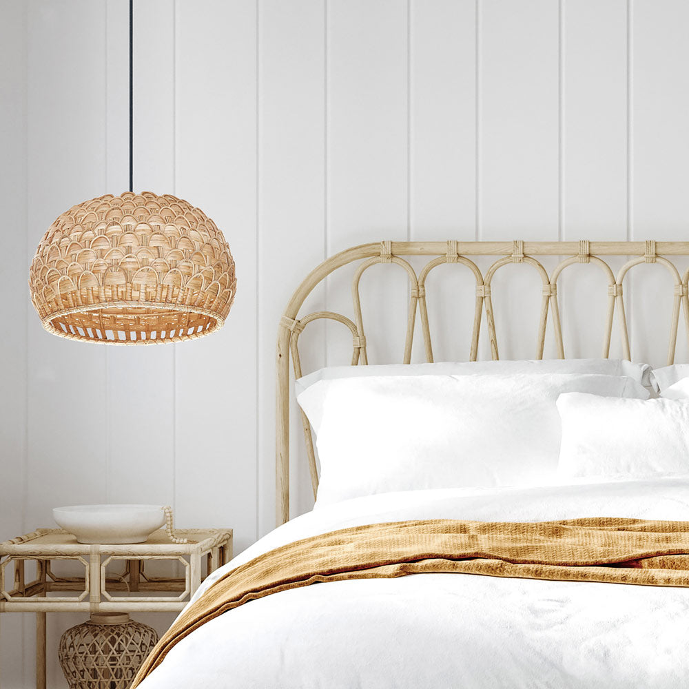 Tahiti Pendant Light in bedroom.