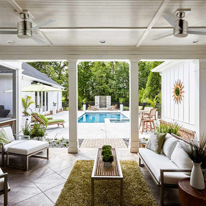 Tanker Outdoor Ceiling Fan in Outside Area.