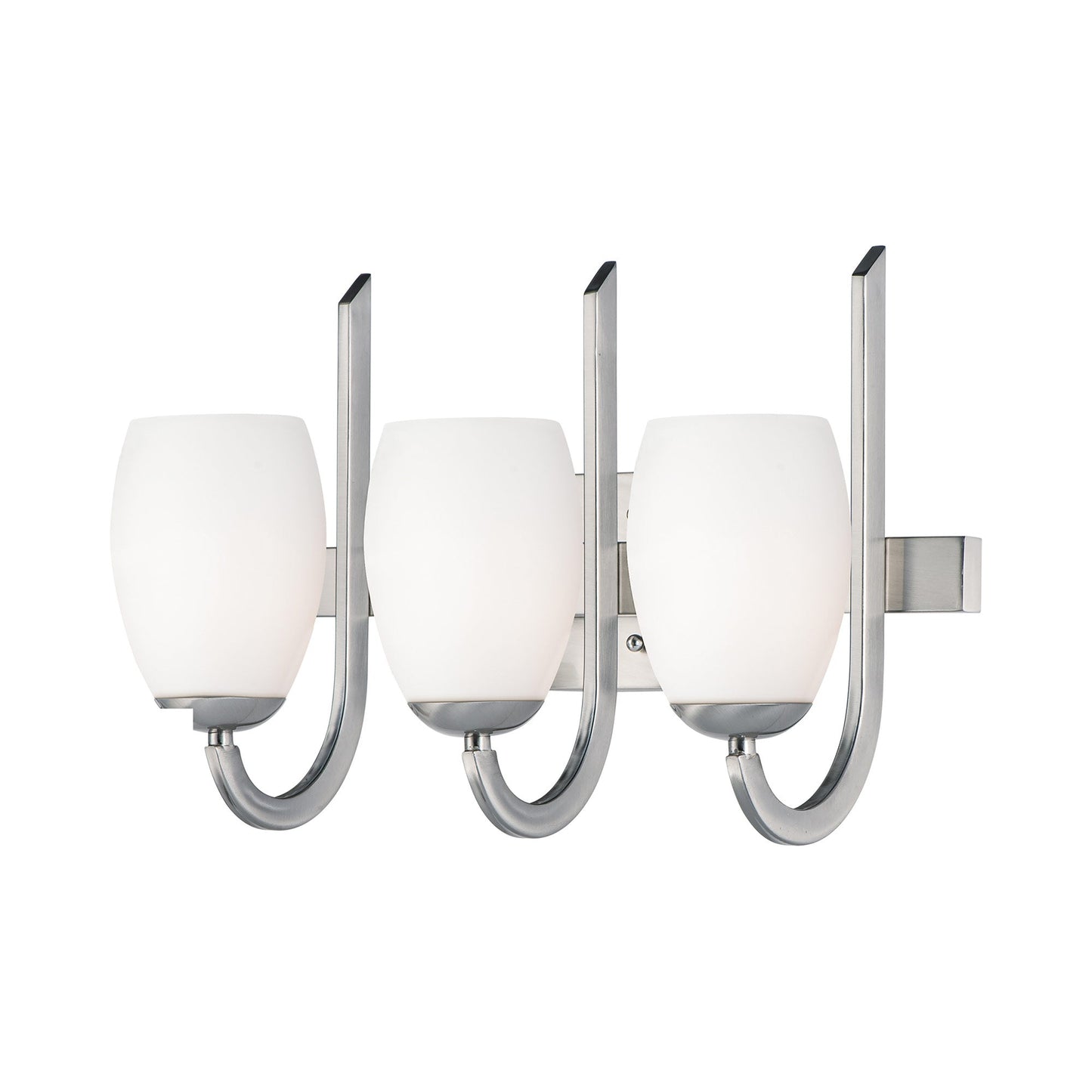 Taylor Bath Vanity Light in Satin Nickel (3-Light).