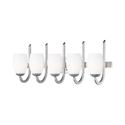 Taylor Bath Vanity Light in Satin Nickel (5-Light).
