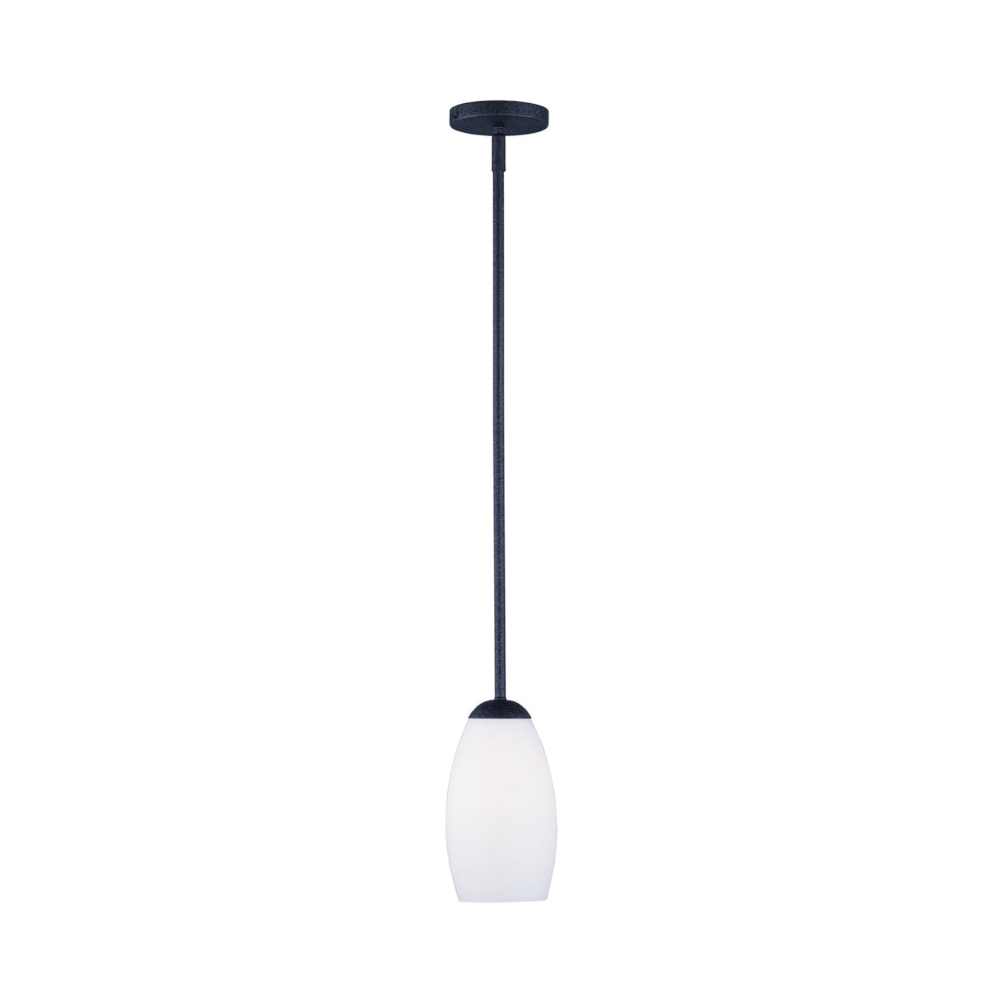 Taylor Mini Pendant Light in Textured Black.