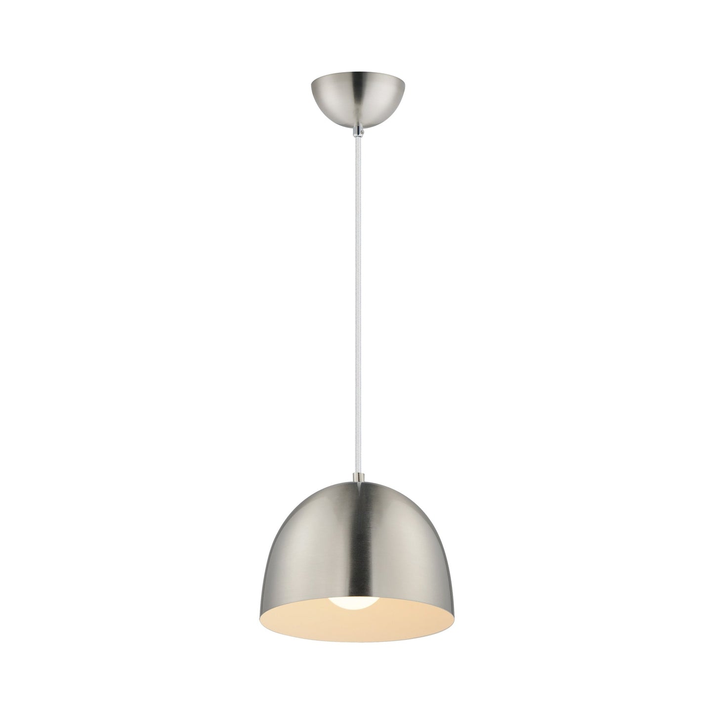 Tova Pendant Light in Satin Nickel (9-Inch).