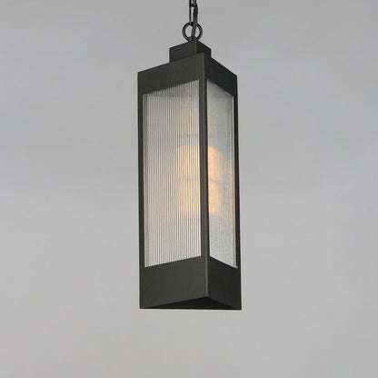 Triform Outdoor Pendant Light in Detail.