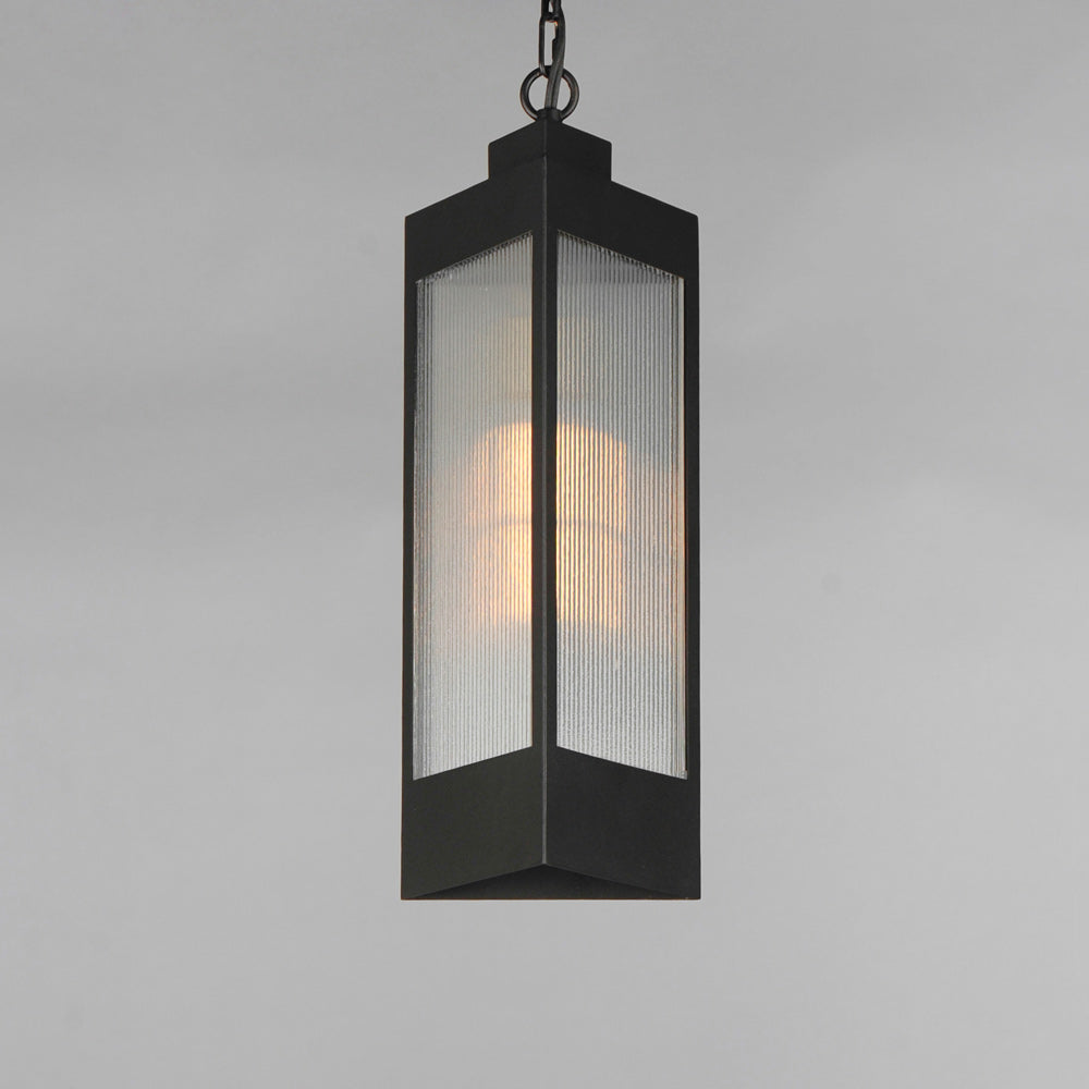 Triform Outdoor Pendant Light in Detail.