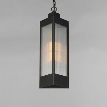 Triform Outdoor Pendant Light in Detail.