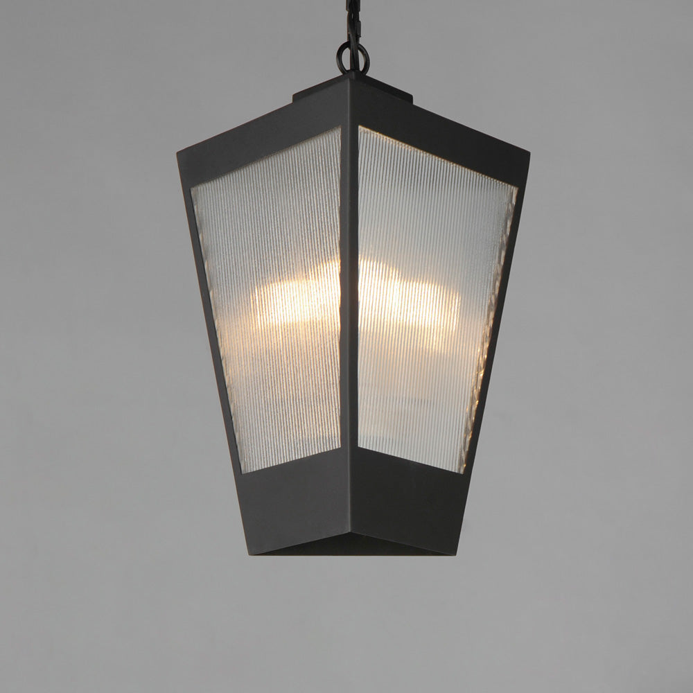Triform Outdoor Pendant Light in Detail.