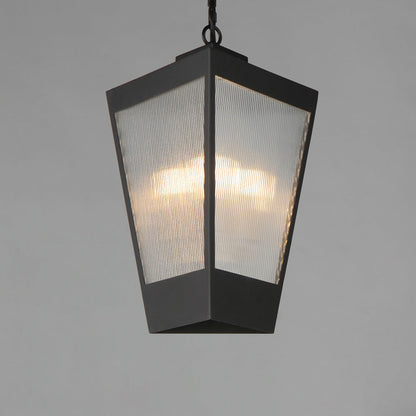 Triform Outdoor Pendant Light in Detail.