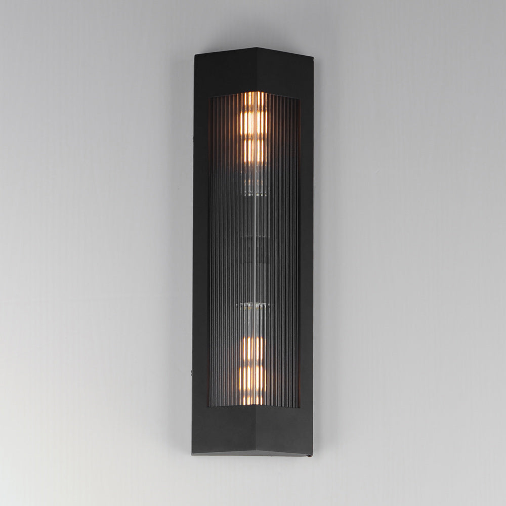 Triform Outdoor Wall Light in Detail.