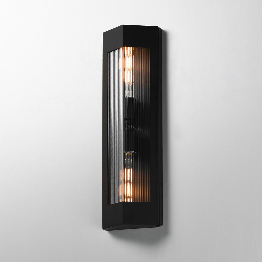 Triform Outdoor Wall Light in Detail.