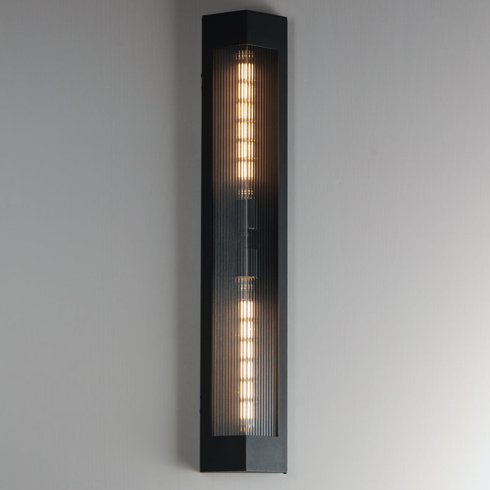 Triform Outdoor Wall Light in Detail.