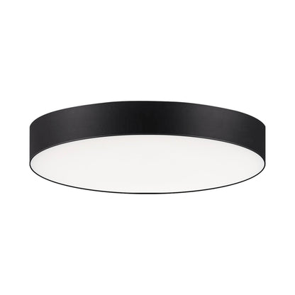Trim Round LED Flush Mount Ceiling Light in Black (X-Small).