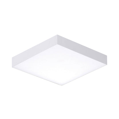 Trim Square LED Flush Mount Ceiling Light in White (X-Small).