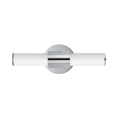 Tubo LED Bath Vanity Light in Polished Chrome (18-Inch).