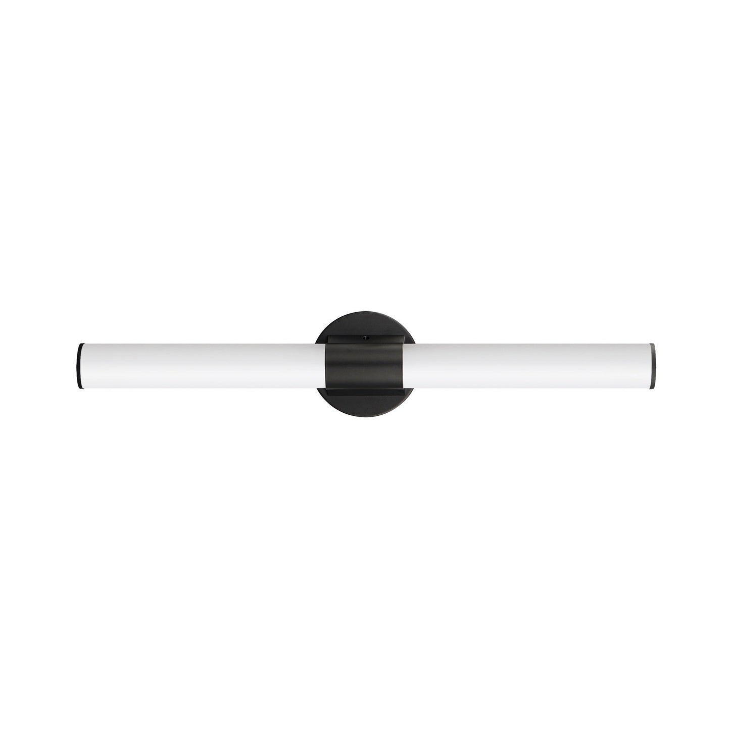 Tubo LED Bath Vanity Light in Black (30-Inch).