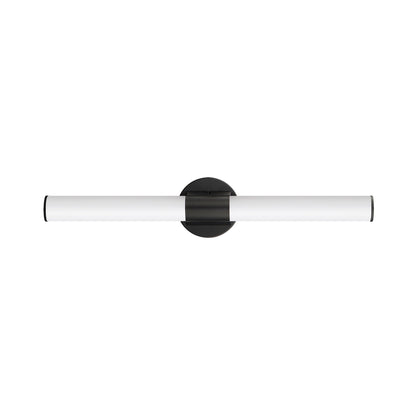 Tubo LED Bath Vanity Light in Black (30-Inch).