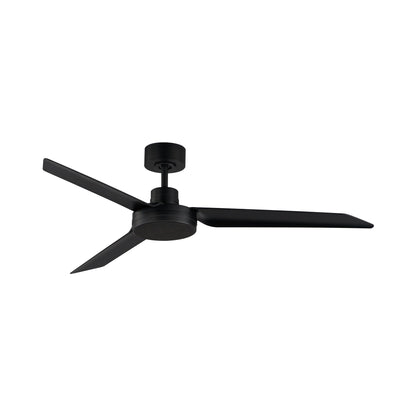 Ultra Slim Outdoor Ceiling Fan in Black.