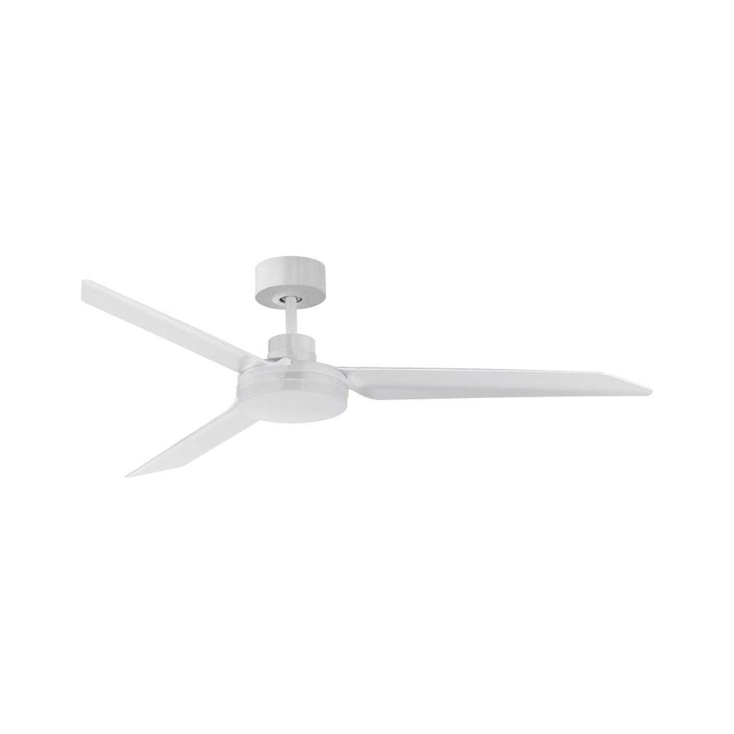 Ultra Slim Outdoor Ceiling Fan in Matte White.