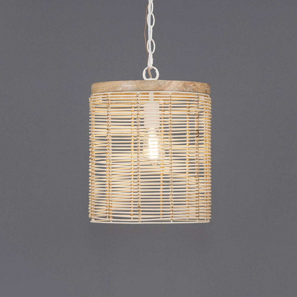 Vannerie Mini Pendant Light in Detail.