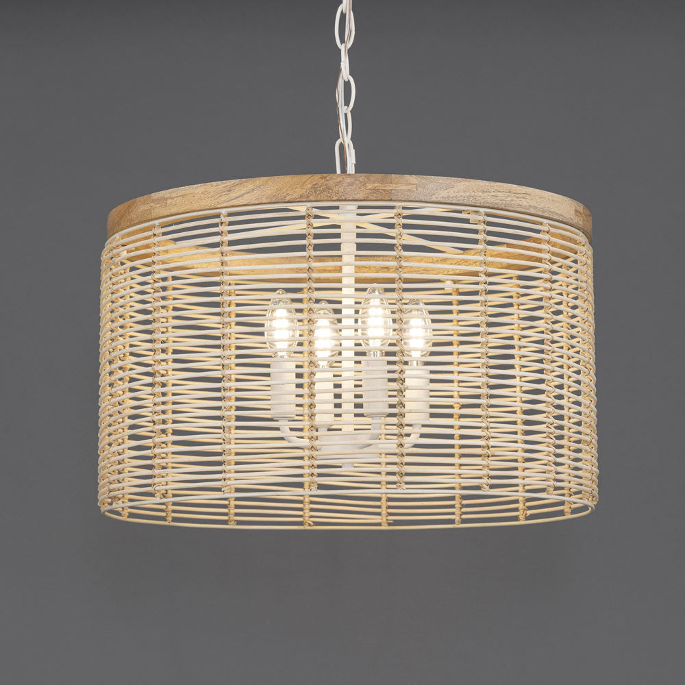 Vannerie Pendant Light in Detail.