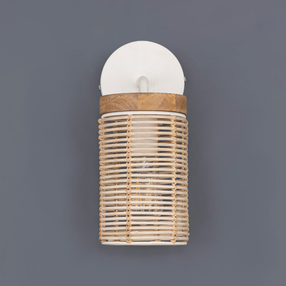 Vannerie Wall Light in Detail.