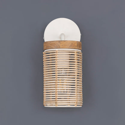 Vannerie Wall Light in Detail.