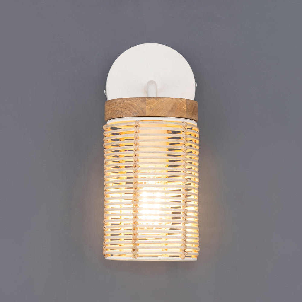 Vannerie Wall Light in Detail.