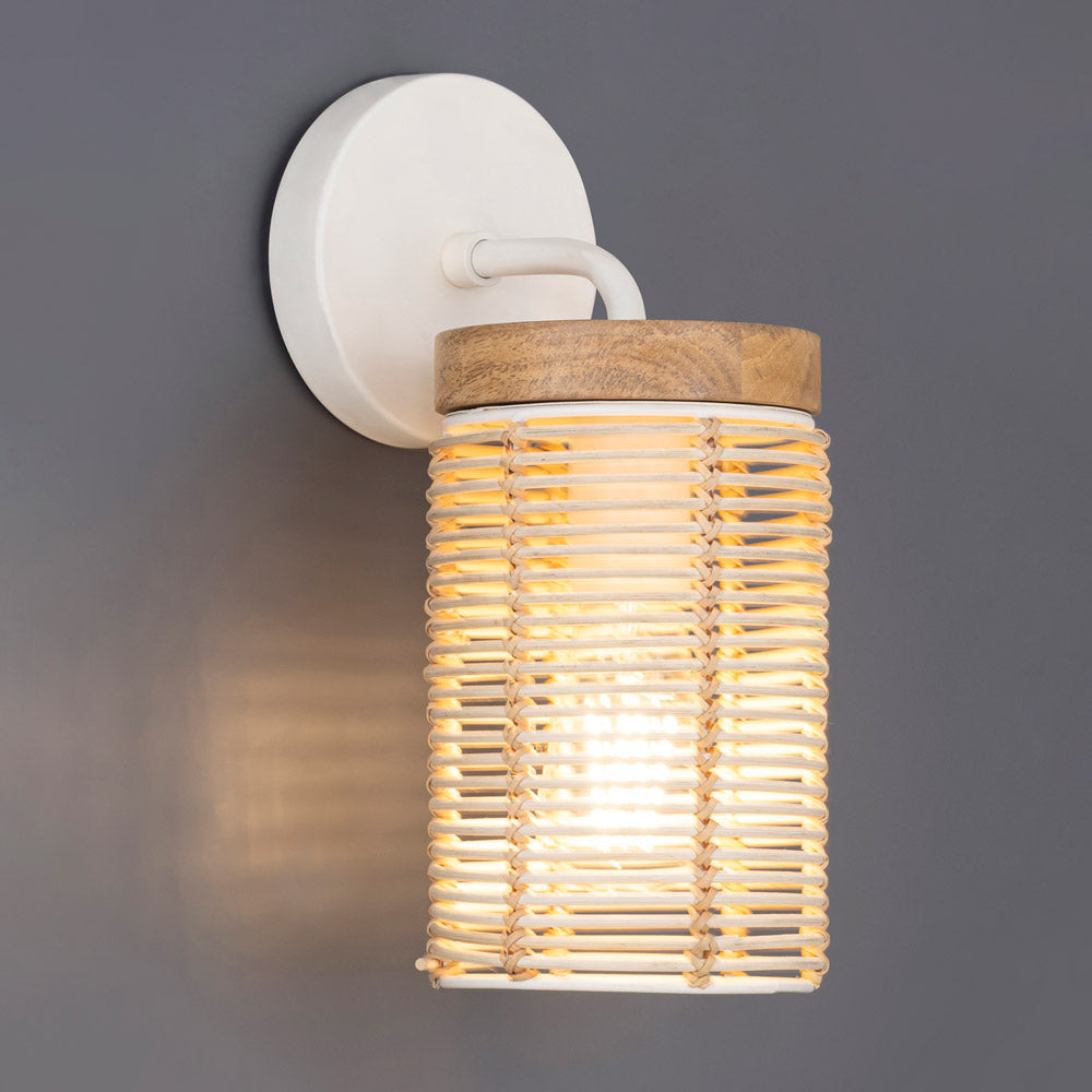 Vannerie Wall Light in Detail.