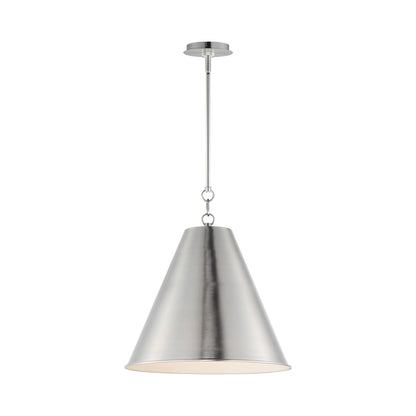 Veritas Pendant Light in Satin Nickel (18-Inch).
