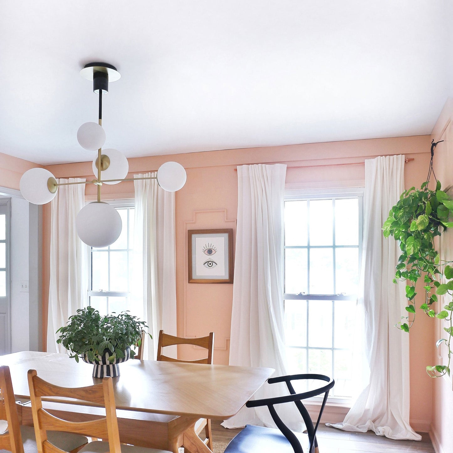 Vesper Pendant Light in dining room.