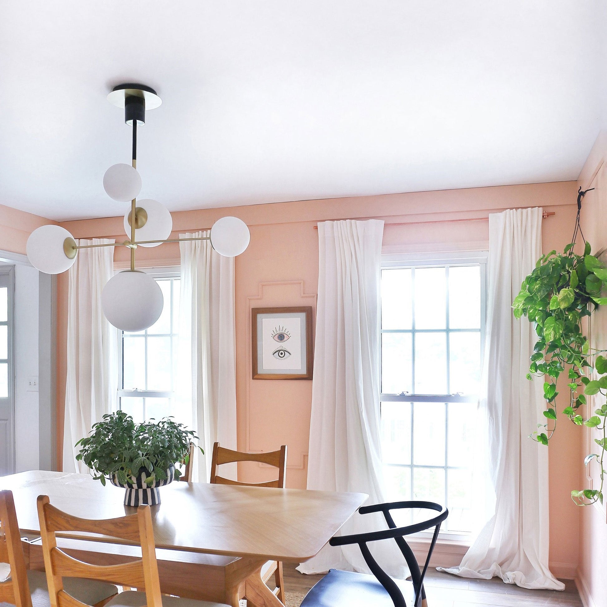 Vesper Pendant Light in dining room.