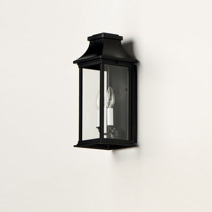 Vicksburg Outdoor Pocket Wall Light in Detail.