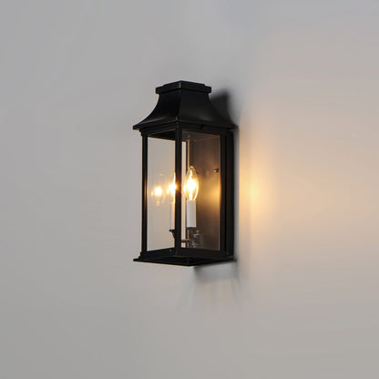 Vicksburg Outdoor Pocket Wall Light in Detail.