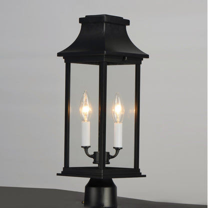 Vicksburg Outdoor Post Light in Detail.