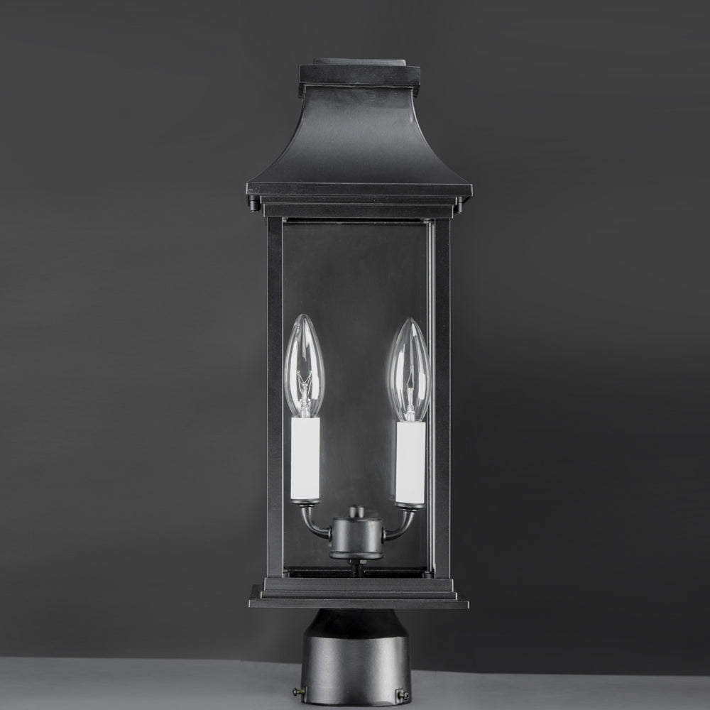 Vicksburg Outdoor Post Light in Detail.