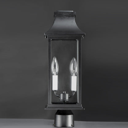 Vicksburg Outdoor Post Light in Detail.