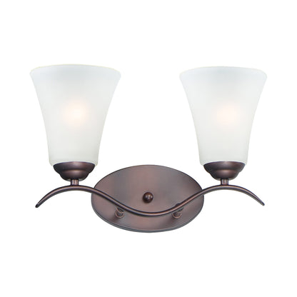 Vital Bath Vanity Light in Oil Rubbed Bronze (2-Light).