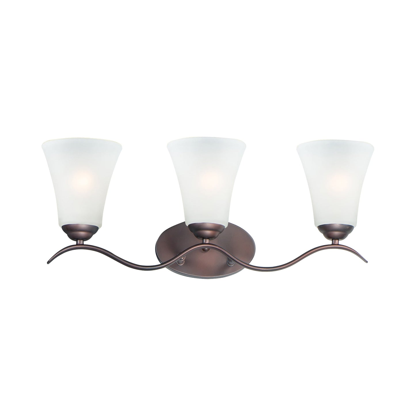 Vital Bath Vanity Light in Oil Rubbed Bronze (3-Light).
