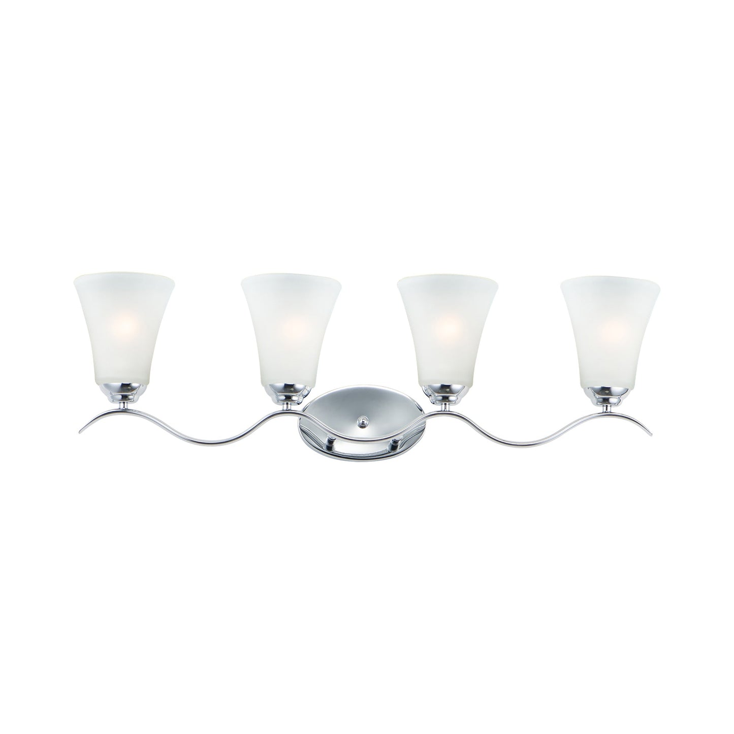 Vital Bath Vanity Light in Polished Chrome (4-Light).