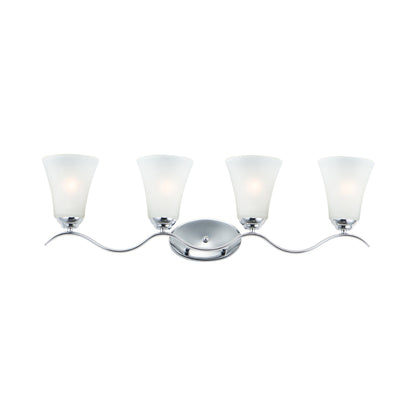 Vital Bath Vanity Light in Polished Chrome (4-Light).