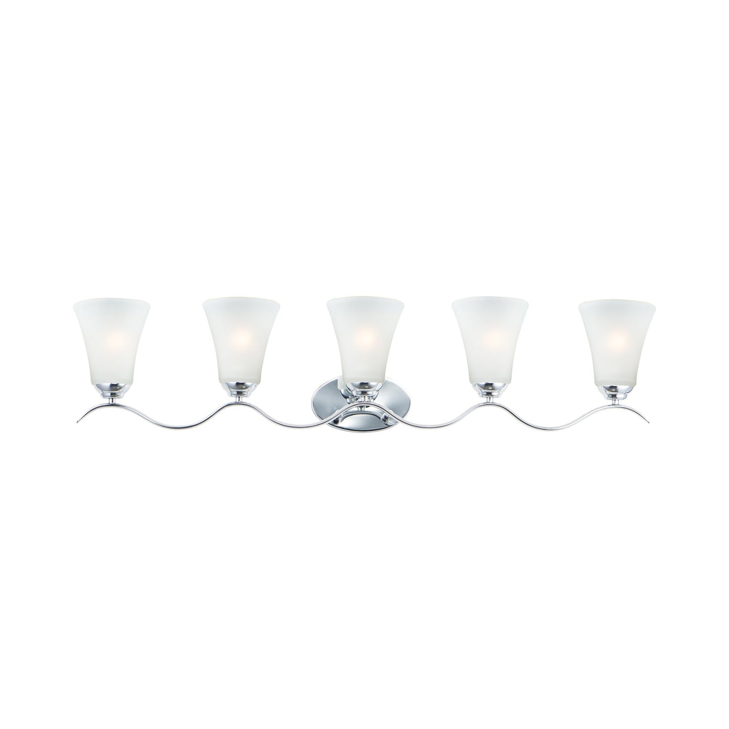 Vital Bath Vanity Light in Polished Chrome (5-Light).